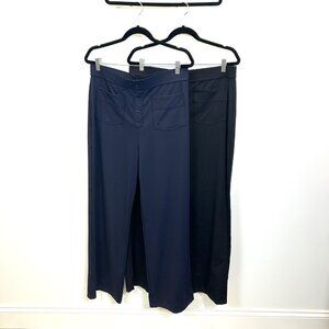 Lot Of 2 NWT Halara XL High Waisted Button Multiple Pockets Straight Leg Pants